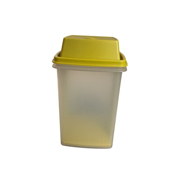 Vintage Tupperware Pickle Keeper Clear Avocado Green Top 3 Piece Set - Picture 3 of 8